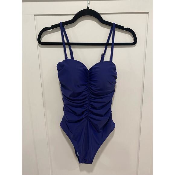 Cupshe NWT One Piece Bathing Suit in Blue - Size S - Picture 1 of 8